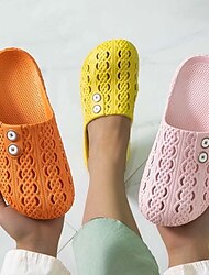 Zapatos cómodos sin cordones con diseño de botón ajustable: livianos, transpirables y elegantes, ideales para el hogar, interiores y uso informal.