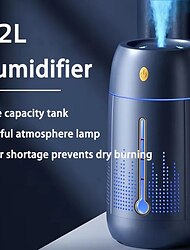 Umidificador de grande capacidade de 1,2 l para casa grande volume de nevoeiro lanterna purificador de ar máquina de aromaterapia sala de estar escritório desktop umidificador silencioso usb plug-in