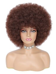 Περούκα Afro - 70s Ξανθιά Afro Περούκα Για Γυναίκες Μαλακή Σγουρή Ίσια Περούκα Με Μπούκλες Φυσική Έκδοση Ανδρών Αναπήδηση Ξανθής Afro Puff Περούκα Συνθετικών Μαλλιών Μεγάλη Περούκα Afro ΧαHalloween