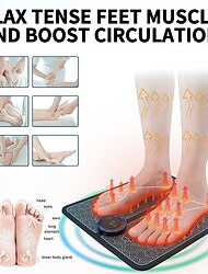 Micro-Current Foot Massager Pad for Pain Relief and Muscle Stimulation