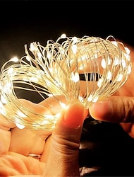 LED řetězová světla usb/baterie napájená měděným drátem pohádková světla girlanda pro party svatbu vánoční osvětlení dekorace