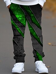Băieți 3D Grafic Pantaloni Toamnă Iarnă Activ Șic Stradă Imprimeu 3D Copii 3-12 ani În aer liber sportiv Casual Fit regulat