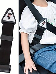אבטח את מחזיק חגורת הבטיחות של ילדך לרכב הבטיחות & קיבוע חגורה נגד שבץ מגן כתף אבזם חגורת בטיחות