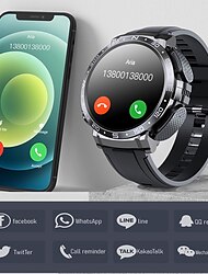 inteligentny zegarek z zestawem słuchawkowym tws dwa w jednym bezprzewodowy podwójny zestaw słuchawkowy bluetooth połączenie zdrowie ciśnienie krwi sportowy smartwatch muzyczny