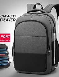 nagy kapacitású vízálló hátizsák usb porttal diákok iskolai hátizsák férfi főiskolai hátizsák tartós utazási számítógép hátizsák 13 14 15,6 hüvelykes laptop táska
