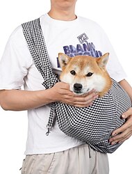 składany przenośny wychodzący plecak na klatkę piersiową dla kota jedno ramię torba dla psa o dużej pojemności