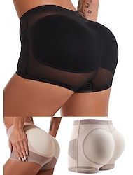 Women's Scrunch Butt Shorts Spandex Plain Black Apricot Fashion Short Home Daily