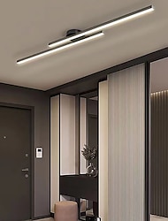 minimalistické stropní svítidlo dlouhý pás polozapuštěné stropní svítidlo, moderní lustry lineární stropní svítidla do obývacího pokoje ložnice chodba kuchyně stmívatelná pouze dálkovým ovládáním