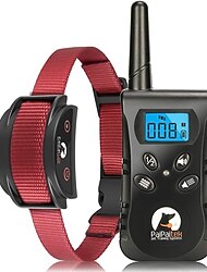 paipaitek no shock trainingshalsband voor honden, oplaadbaar & waterdichte, schokvrije hondenhalsband met afstandsbediening tot een afstand van 1600 voet, geschikt voor dove honden die gebruikt worden