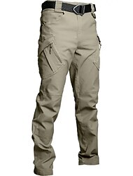 Men's Cargo Pants Cargo Trousers Tactical Pants Pocket Plain Comfort Breathable Outdoor Daily Going out Cotton Blend Fashion Casual Black Green
