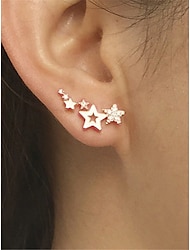 Damen Ohrringe Modisch Outdoor Stern Ohrring