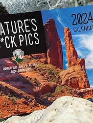 2024 kalender, natures grappige foto's natures dck foto's muurkalender, cadeaus voor vrienden