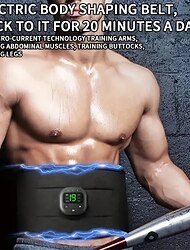 2023 New EMS Electric Abdominal Body Slimming Belt Waist Band Smart Abdomen Muscle Stimulator Abs Trainer Fitness