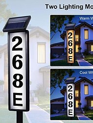 solární číslo domu znamení solární led osvětlení písmena vodotěsné solární adresní znaky pro dvůr solární led osvětlení adresní plaketa pro dům a domov