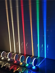 LED Window Sill Light Colorful Remote Corridor Light 360 Degree Ray Door Frame Line Wall Lamps for Hotel Aisle Bar Family 110-240V