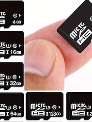 microdrive 256gb 128gb 64gb 32gb 16gb 8gb 4gb micro sd/tf minneskort class10 c10 kamera