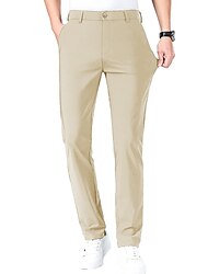Męskie Spodnie golfowe Spodnie Spodnie codzienne Elastyczne spodnie Kieszeń Równina Komfort Oddychający Na zewnątrz Codzienny Wyjściowe Moda Codzienny Czarny Niebieski