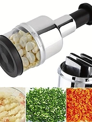 creatieve roestvrijstalen knoflooksnijder uienhakselaar handdruk knoflookpersen machine keukengereedschap keukengadgets