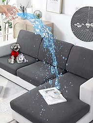 Waterproof Couch Covers Sofa Seat Cushion Cover For Dogs Pet, Sectional Sofa Slipcover For Love Seat,L Shaped,3 Seater,Arm Chair, Washable Couch Durable Protector