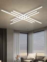 4-Light 6-Light 61/85/120 cm Progettazione del cluster Linea di design Forme geometriche Plafoniere Alluminio Lineare geometrico minimalista Finiture verniciate LED Moderno 110-120V 220-240V