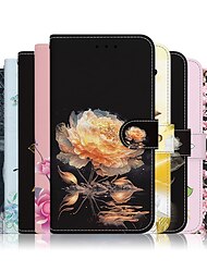 Phone Case For Samsung Galaxy S24 S23 S22 S21 S20 Ultra Plus FE A54 A34 A14 A53 A33 A23 A13 Wallet Case with Stand Holder Magnetic with Wrist Strap TPU PU Leather