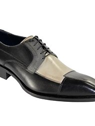 miesten kaltevuuskeinonahkaiset oxfordkengät – käsinmaalattu muotoilu, nauhalliset juhlakengät, täydelliset erikoistilaisuuksiin