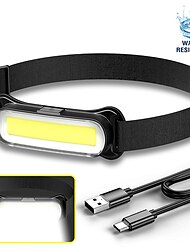 lampada frontale a led ricaricabile tramite usb 3 modalità lanterna da campeggio per pesca mini faro impermeabile proiettore portatile torcia a pannocchia lampada frontale a led ricaricabile tramite usb 3 modalità lanterna da campeggio per pesca mini faro impermeabile proiettore portatile torcia a pannocchia