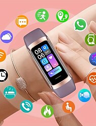 696 C60 Inteligentny zegarek 1.1 in Inteligentne Bransoletka Bluetooth Monitorowanie temperatury Krokomierz Powiadamianie o połączeniu telefonicznym Kompatybilny z Android iOS Damskie Powiadamianie o