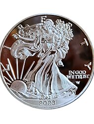 2024 statuia libertății americane anii monedă comemorativă placată cu argint medalie comemorativă de comerț exterior