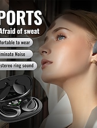 Earless Wireless Bone-conduction Headphones Wireless Wireless Long-term Pain Can Not Shake Off The Stereo Effects Extremely Heavy Bass For Ios Android Phone General