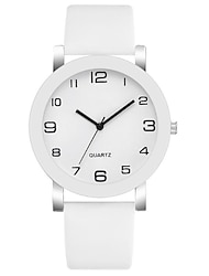 カジュアルな男性用時計、シンプルなレザーアナログクォーツ時計、ラウンドダイヤル男性用腕時計、時計ギフトモントルオム