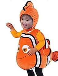 Nemo Cosplay kostuum Outfits Jongens Voor meisjes Film cosplay Cosplay Kostuum Oranje Halloween Kinderdag Turnpakje / Onesie Hoed