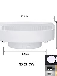 4pcs 1pcs LED Cabinet Light Bulb GX53 Replacement 7W Without Main Light PC Cover Down Light Ceiling Light Energy Saving 220-240V