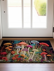 fantasiasieni kynsimatto lattiamatot pestävät matot keittiömatto tikkaus taide luistamaton öljynkestävä matto sisäulkomatto makuuhuoneen sisustus kylpyhuonematto sisääntulomatto
