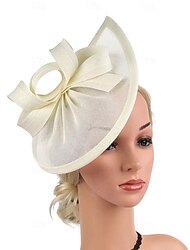 Elegantní Retro Vlasové ozdoby Kostým na Večírek Fascinátorský klobouk Maškarní kostým Dámské Den králů Plesová maškaráda Dovolená Večírek Rande Dospělé Klobouk Celý rok