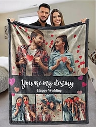 op maat gemaakte dekens met foto's gepersonaliseerde cadeaus voor koppels op maat gemaakte fotodeken ik hou van je cadeaus verjaardagscadeau voor vrouw man vriendin vriendje