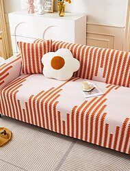 Stretch Sofa Cover Sofa Slipcovers Soft Durable Couch Cover 1 Piece Spandex Jacquard Velvet Washable Furniture Protector fit Armchair Seat/Loveseat/Sofa/XL Sofa