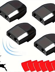 屋外安全車物理的超音波動物サイレン鹿撃退器オートバイトラック警報装置警報ツール 2x 動物保護装置オートバイ警告衝突防止装置
