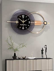 Reloj de pared silencioso de lujo diseño moderno sala de estar decoración del hogar relojes de decoración de pared grande decoración de la casa reloj de pared aguja 80 * 38 cm 100 * 48 cm