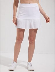 Жен. шорты для гольфа Белый Юбки Женская одежда для гольфа Одежда Одежда Одежда