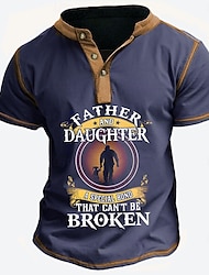 dzień ojca koszulki z tatą ojciec i córka szczególna więź, której nie można złamać męska koszulka na co dzień z nadrukiem tee koszulka henley papa t koszula codzienna koszulka świąteczna