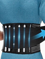 Back Brace for Men Lower Back Back Support Belt For Women Breathable Lower Back Support Belt Pain Relief With 6 Stays for Heavy Lifting Herniated Disc Sciatica