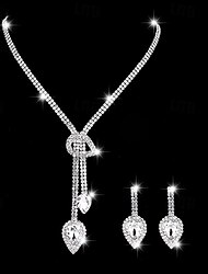 Jewelry Set For Women's Party Evening Gift Alloy Geometrical