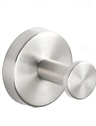304 Stainless Steel Suction Cup Hooks for Shower, Bathroom, Kitchen, Glass Door, Mirror, Tile Loofah, Towel, Coat, Bath Robe