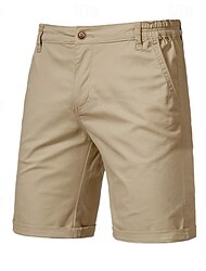 Men's Golf Shorts Navy Blue khaki Bottoms Golf Attire Clothes Outfits Wear Apparel