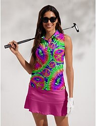 女性用 ポロシャツ ピンク ノースリーブ トップス レディース ゴルフウェア ウェア アウトフィット ウェア アパレル