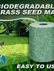 biologicky odbouratelná podložka na travní semena, zahradní rohož zahradnická deka pro zámořskou netkanou rohož na travní semena (0,2 * 3 m)