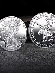 5/10 шт. Американский орел серебряная монета 2024 года, памятная монета Статуи Свободы 2024 года: коллекционный подарок на память