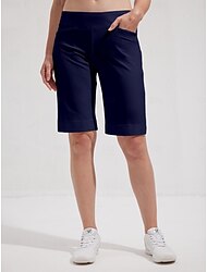 Damskie Szorty golfowe Granatowy Czarny Khaki Szorty Damskie stroje golfowe Odzież Stroje Noś odzież