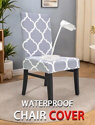 Waterproof Dining Chair Cover - Durable and Protective Design - Resists Spills and Stains - Soft and Comfortable Fabric - Perfect for Home and Restaurant Use - Easy to Fit and Maintain